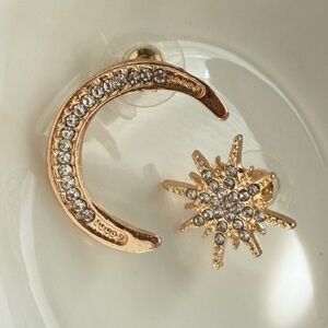 NEW! “Celestial Stars” Crystal Studded Gold Earrings